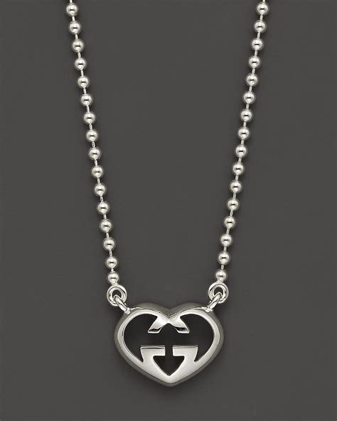 love heart gucci necklace